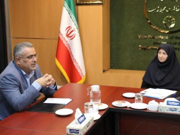 دیدار نماینده مردم شریف شادگان در مجلس شورای اسلامی با رئیس سازمان حفاظت محیط زیست کشور
