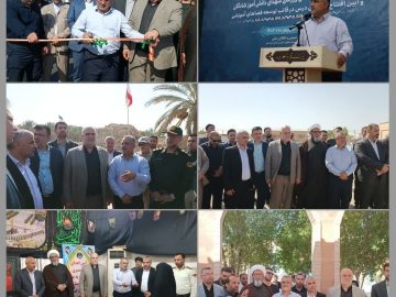 افتتاح چندین طرح عمرانی و خدمات روستایی در شهرستان شادگان