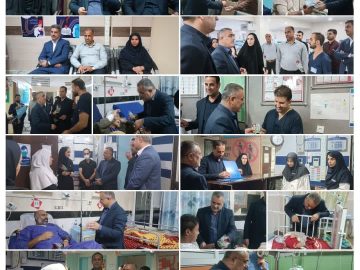 بازدید نماینده مردم شریف شادگان در مجلس شورای اسلامی از بیمارستان شهید معرفی زاده شادگان