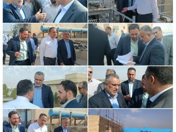 مدیرعامل آبفای کشور از تاسیسات آبرسانی شهرستان شادگان بازدید کرد