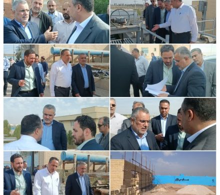 مدیرعامل آبفای کشور از تاسیسات آبرسانی شهرستان شادگان بازدید کرد