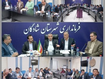 جلسه کمیته برنامه ریزی شهرستان شادگان با حضور دکتر هاشم خنفری