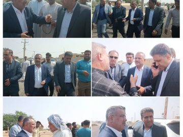 اولین مقصد مدیرکل راه و شهرسازی برای بازدید در اولین روز کاری، شهرستان شادگان بود