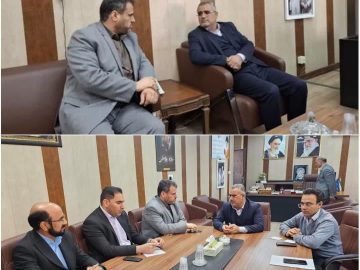دیدار نماینده مردم شریف شادگان در مجلس شورای اسلامی با مدیرکل تعاون، کار و رفاه اجتماعی خوزستان
