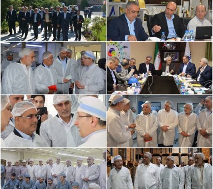 بازدید اعضای کمیسیون اجتماعی مجلس شورای اسلامی از شرکت داروسازی شهید قاضی تبریز