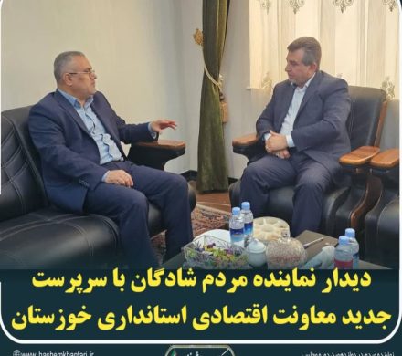 دیدار نماینده مردم شادگان با سرپرست جدید معاونت اقتصادی استانداری خوزستان