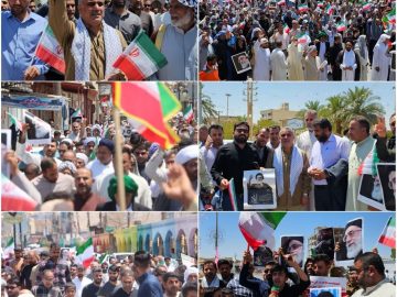 حماسه آفرینی مردم انقلابی شهرستان شادگان در راهپیمایی جمعه‌های خشم و نصر