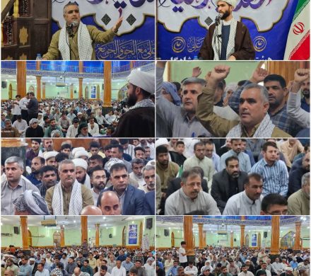 حضور باشکوه و شورانگیز مردم ولایتمدار شادگان در نماز جمعه