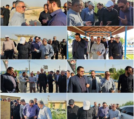 آغاز بازدید میدانی مسئولان استانی از مناطق دارای تنش آبی در شهرستان با پیگیری‌های نماینده مردم شادگان