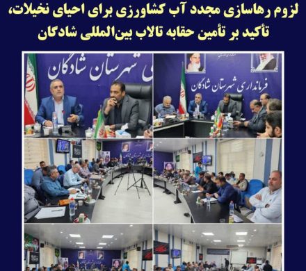 ضرورت برنامه‌ریزی ویژه برای کشاورزی شهرستان شادگان